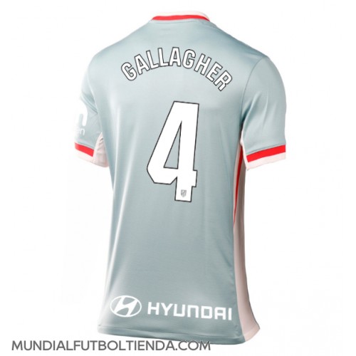 Camiseta Atletico Madrid Conor Gallagher #4 Segunda Equipación Replica 2024-25 para mujer mangas cortas